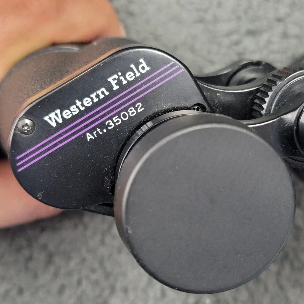 Vintage Western Field Binoculars Blk 7x50 357 Feet at 1000 Yards Art‎ No 35082